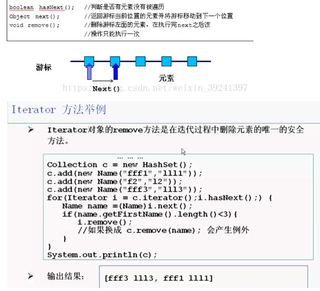 Java 集合中關于Iterator和ListIterator的用法說明