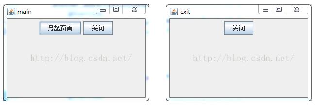 Java Swing 只關閉當前窗體的實現