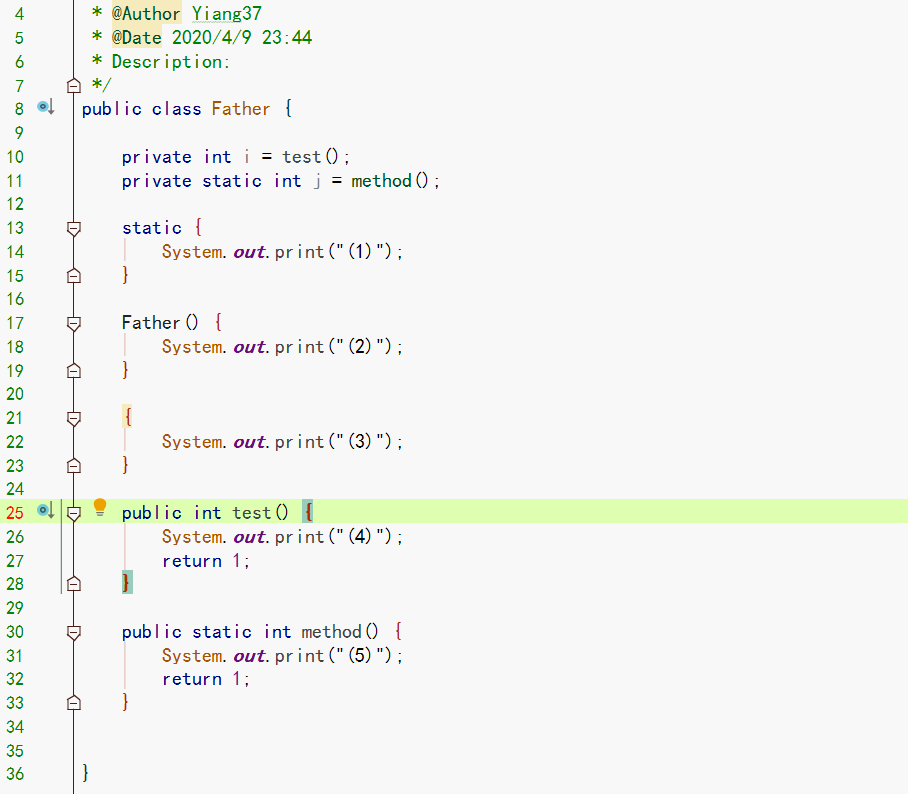 通過(guò)實(shí)例解析Java類(lèi)初始化和實(shí)例初始化