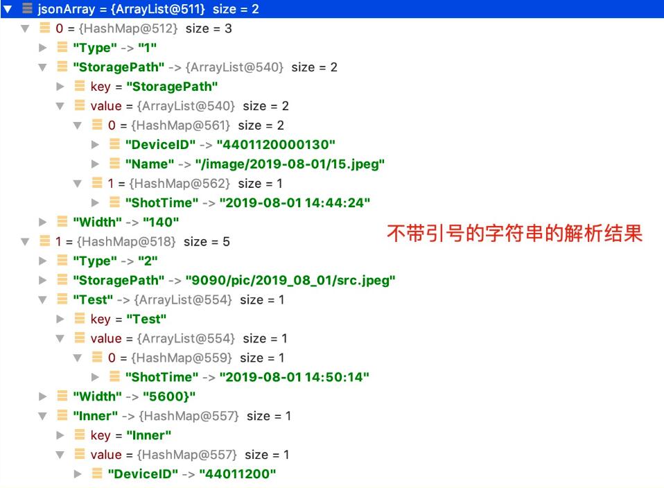 Java 手動(dòng)解析不帶引號的JSON字符串的操作