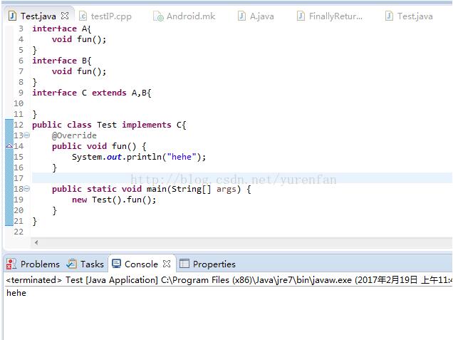 淺談Java 繼承接口同名函數(shù)問(wèn)題