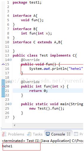 淺談Java 繼承接口同名函數(shù)問(wèn)題