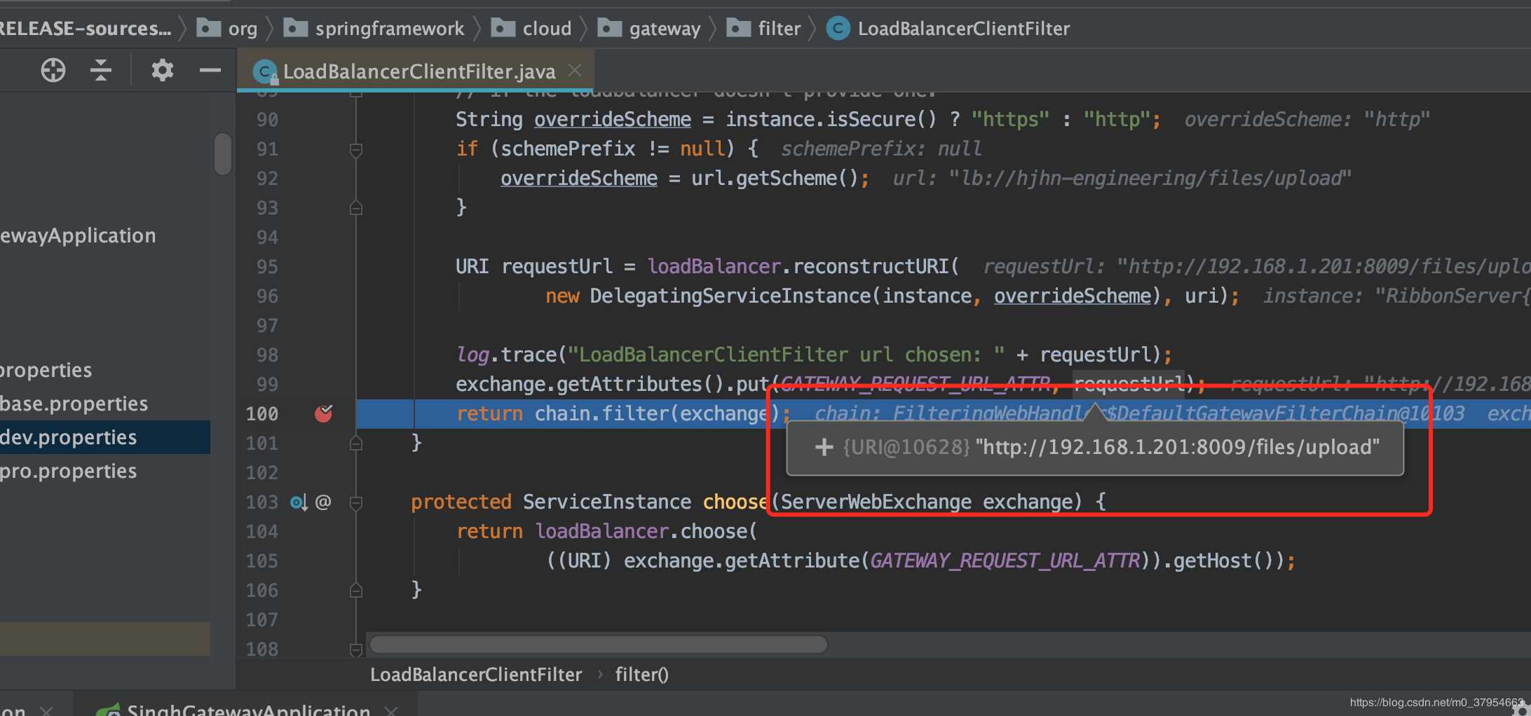 Java使用Gateway自定義負載均衡過濾器