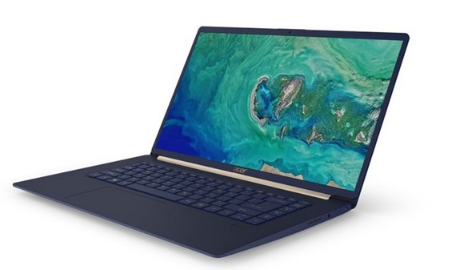 宏碁發布新款Swift5 Win10超極本 重量不足1Kg！