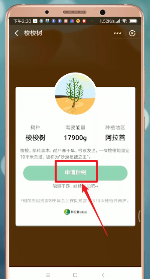 支付寶螞蟻森林獲得環(huán)保證書的簡單操作