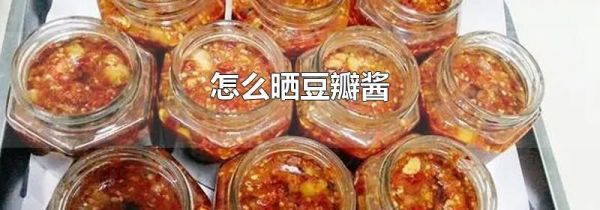 怎么曬豆瓣醬