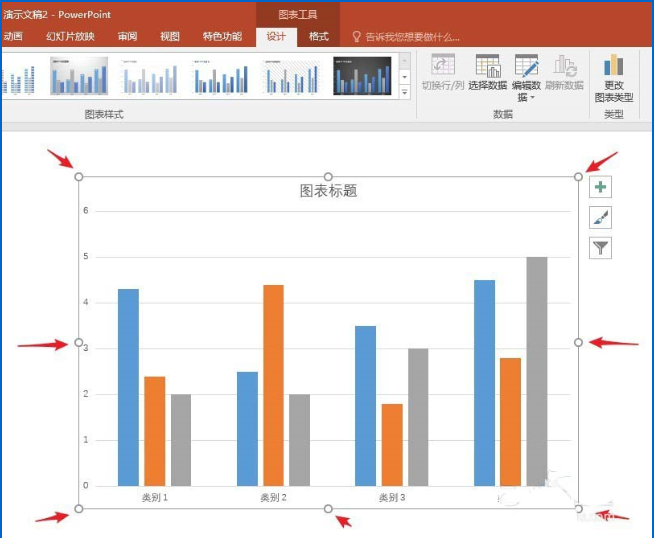 使用ppt旋轉(zhuǎn)圖表具體操作流程