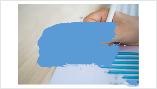 PPT制作出筆刷填充圖片效果具體操作方法