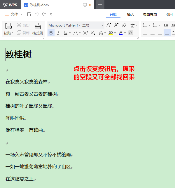 wps2019中批量刪除空段具體操作方法