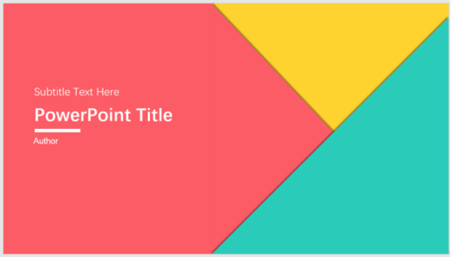 使用PPT制作出主題色色塊型封面詳細操作方法