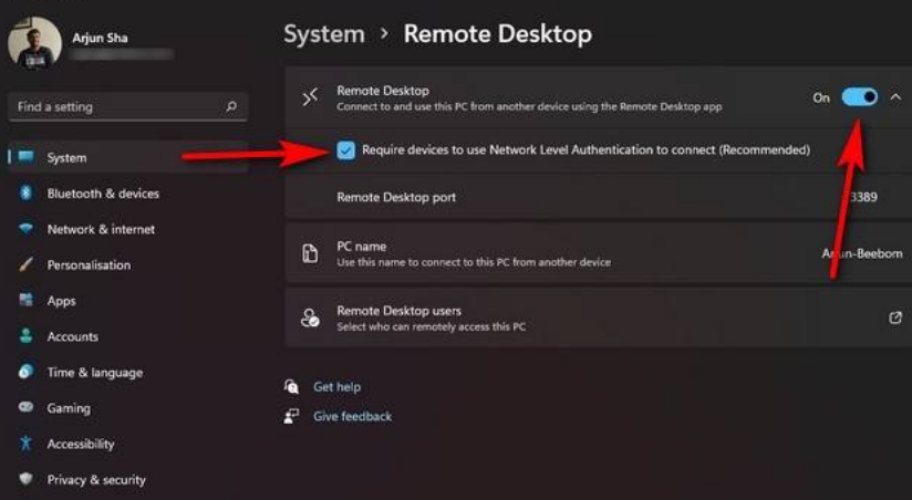 Windows11開啟遠程訪問教程分享