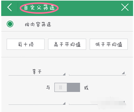手機WPS中篩選詳細操作步驟