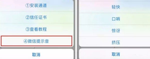 蘋果手機中更改微信提示音具體操作步驟