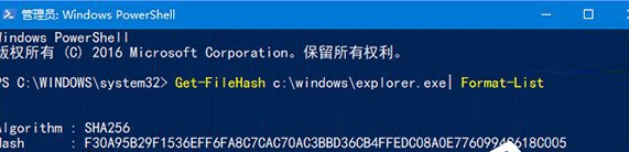 Win10系統中使用PowerShell校驗文件具體流程介紹