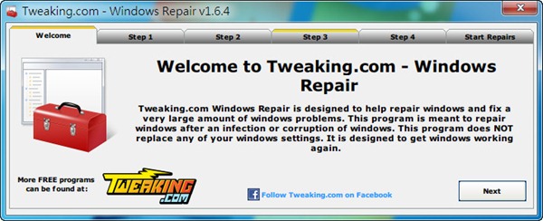 windows repair的詳細使用操作講解