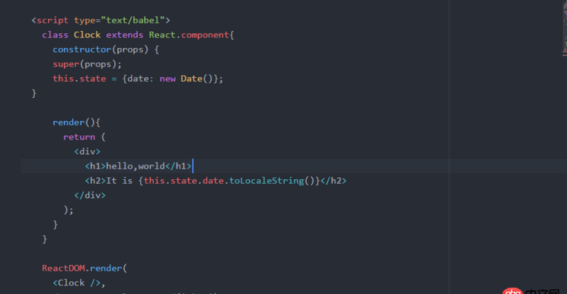 javascript - react 組件 使用super()報錯