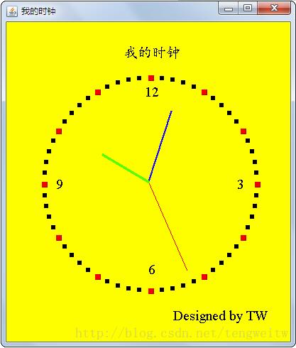 Matlab及Java實現小時鐘效果