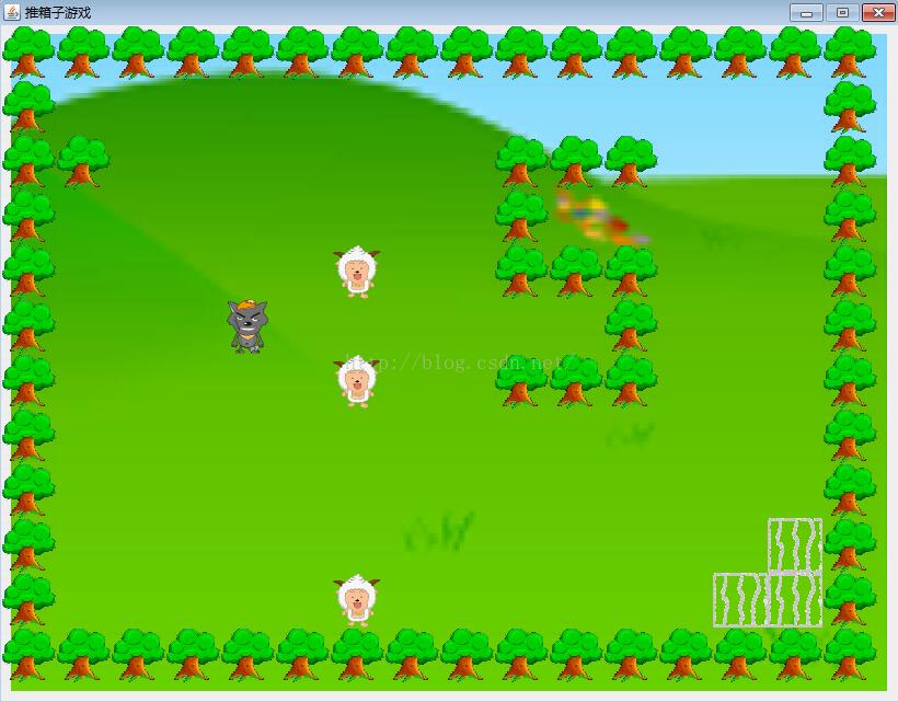 Java實現推箱子游戲