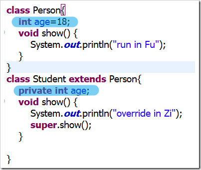 Java面向對象程序設計：繼承，多態用法實例分析