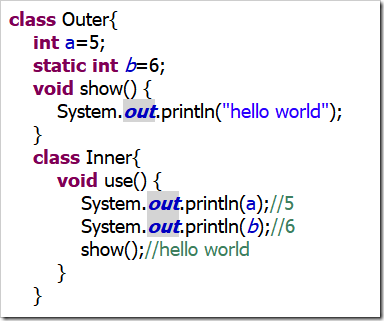 Java匿名類，匿名內部類實例分析