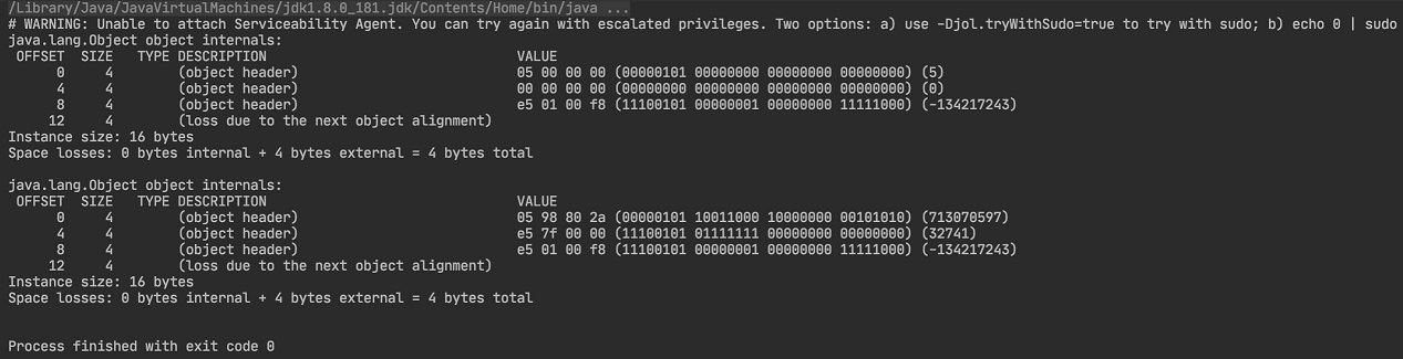 Java synchronized鎖升級jol過程詳解