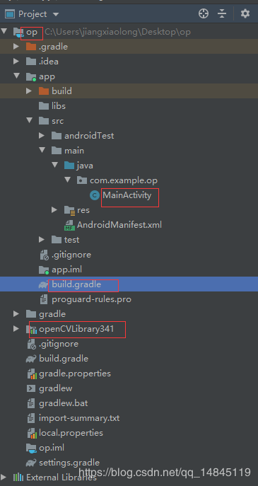 使用Android studio3.6的java api方式調用opencv