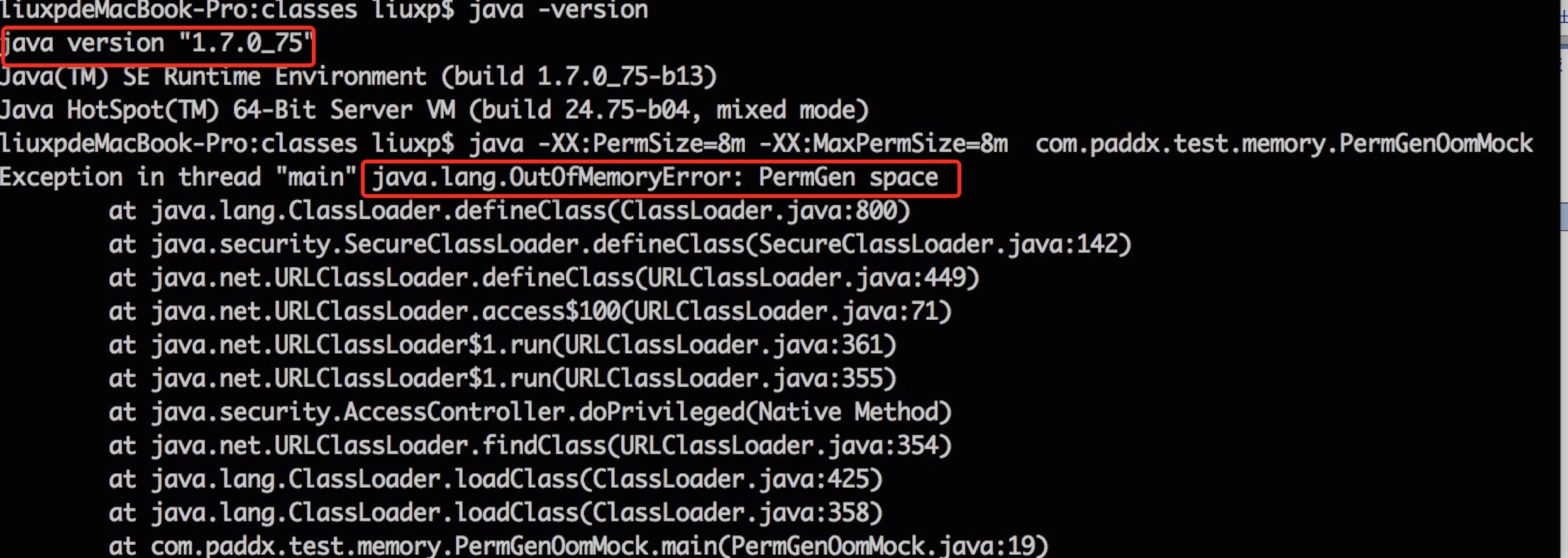 Java8內(nèi)存模型PermGen Metaspace實(shí)例解析