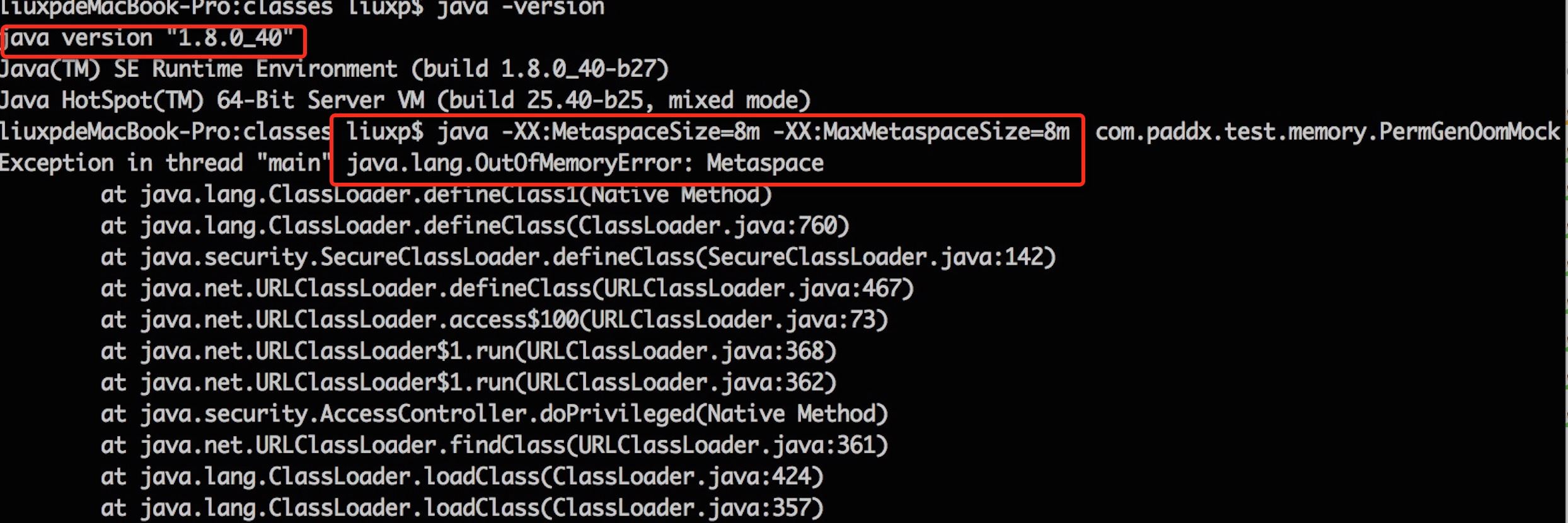 Java8內(nèi)存模型PermGen Metaspace實(shí)例解析
