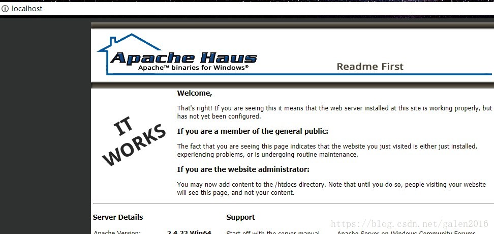 Apache+PHP+MySQL搭建PHP開發環境圖文教程