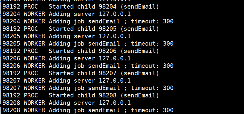 PHP使用gearman進(jìn)行異步的郵件或短信發(fā)送操作詳解