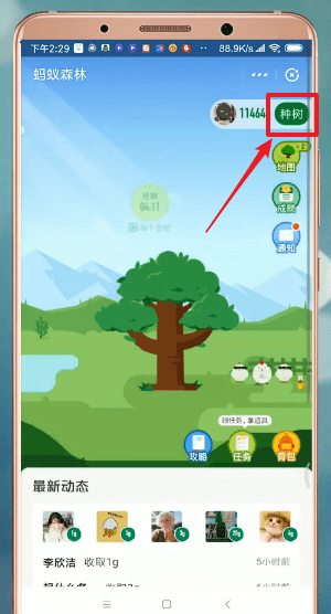 支付寶中螞蟻森林獲得環保證書具體操作步驟