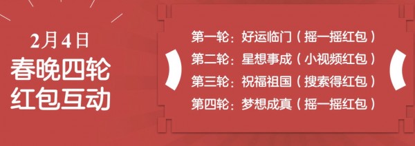 百度中搖春晚紅包具體操作方法