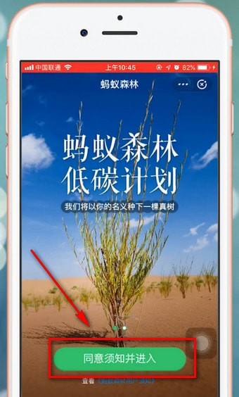 支付寶app中種樹具體操作方法