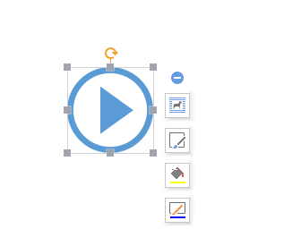 使用wps制作出播放圖標具體操作方法