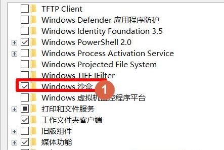 win101903沙盒怎么打開詳細教程