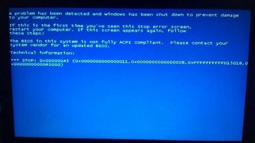 Win7主板不支持acpi解決方法