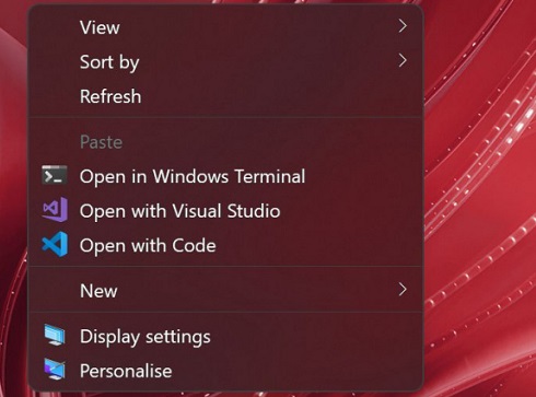 AcrylicMenus工具可讓Win10用上Win11的克力半透明菜單