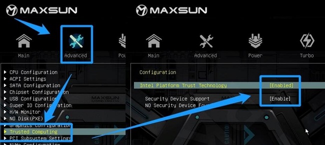 安裝win11 bios設(shè)置教程