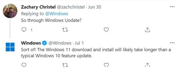 升級win11系統(tǒng) 需要使用win10 20h1或者更高的版本