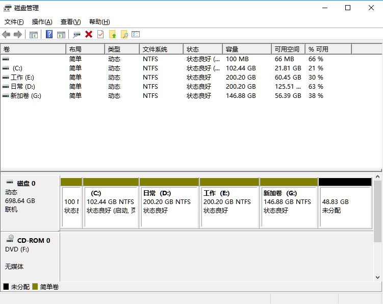 筆記本win11磁盤分區方法