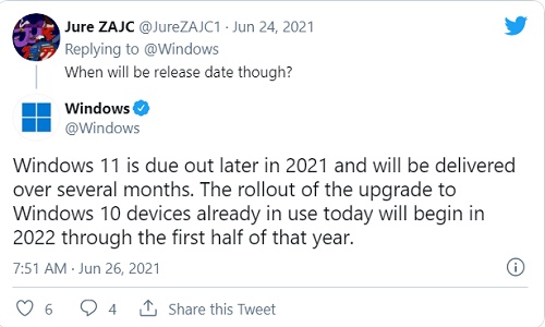 win11最新消息 預計2022年開始 win10設備才能免費升級win11