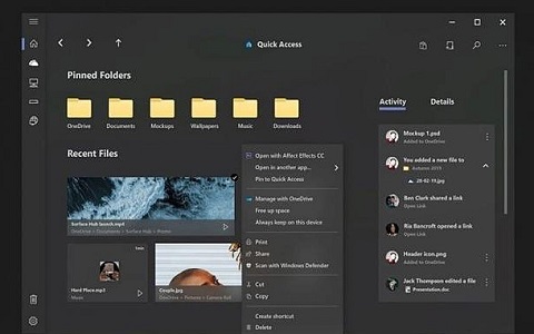 微軟win11新功能新界面曝光 快來看看各界面樣式