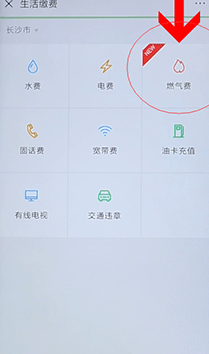 微信APP繳燃?xì)赓M(fèi)詳細(xì)操作