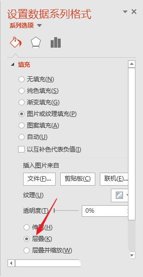 使用PPT制作出圓柱體堆積樣式柱狀圖具體操作方法