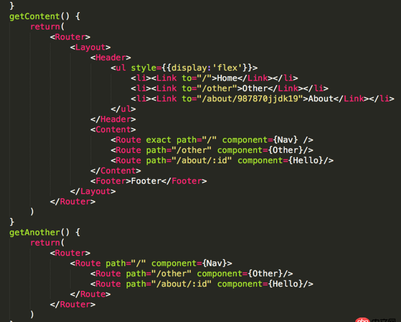 javascript - react-router路有嵌套問題？