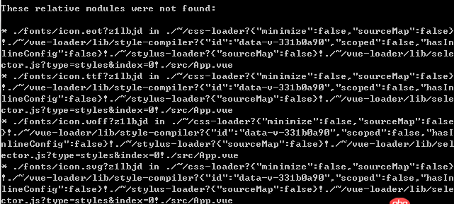 javascript - stylus格式的圖標字體里url無法解析
