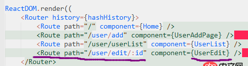 javascript - [多圖預警]reactjs點擊某表格編輯內容，跳轉傳值this.context.router.params.id時id報錯未定義