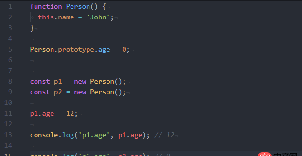 javascript - 原型對(duì)象prototype的問題