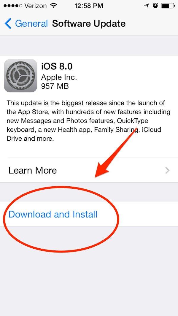 iOS 8安裝教程圖解