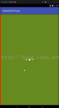 Android自定義圓點指示器